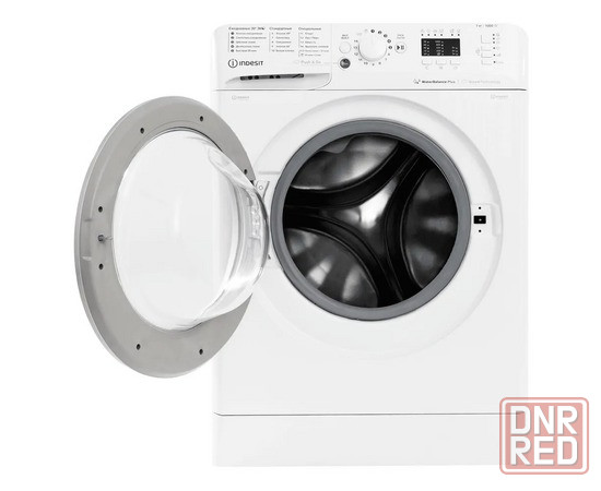 Стиральная машина Indesit BWSA 7109 WSV 7 кг (белая/серый) Inverter, пар, 1000 об/мин Макеевка - изображение 1
