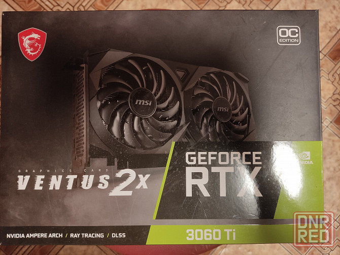 MSI GeForce RTX 3060 Ti VENTUS 2X 8G OC V1 LHR Донецк - изображение 1