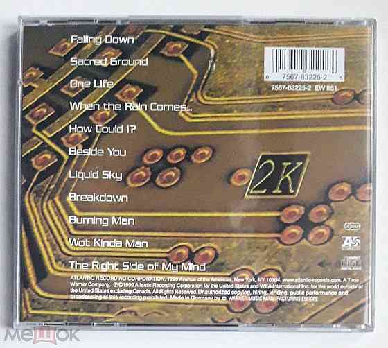 Компакт-диск / CD: Queensrÿche - 1999 "Q2k", неофициальное издание, Россия Донецк