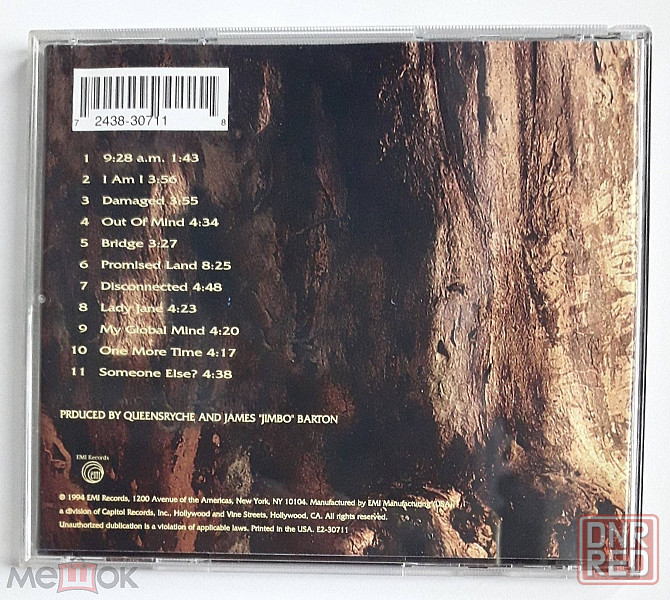 Компакт-диск / CD: Queensrÿche - 1994 "Promised Land", неофициальное издание, Россия Донецк - изображение 4