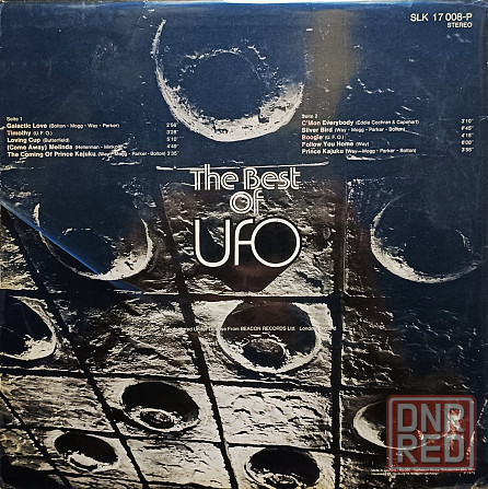 Виниловая пластинка LP "UFO"- "The Best" Донецк - изображение 2