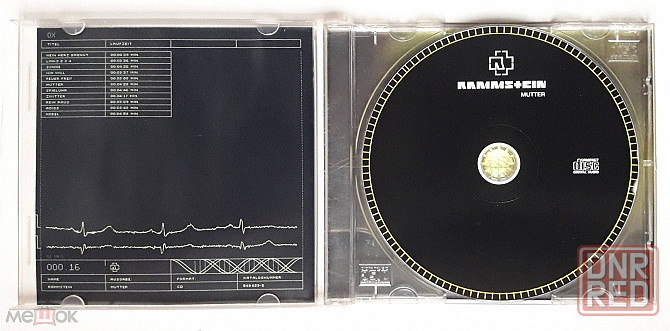 Компакт-диск / CD: Rammstein - 2001 "Mutter", неофициальное издание, Россия Донецк - изображение 4