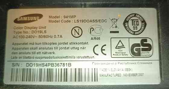 Монитор/Телевизор для компьютера Samsung SyncMaster (941 MP) Донецк