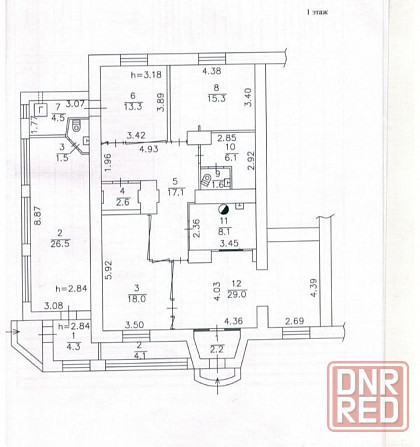 120 кв. б.Шевченко 65, фасад Донецк - изображение 3