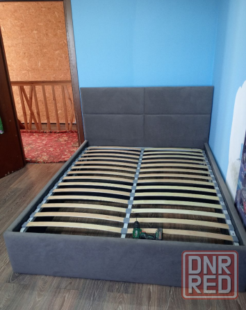 Кровать двухспальная с мягким изголовьем 160x200 Донецк - изображение 6