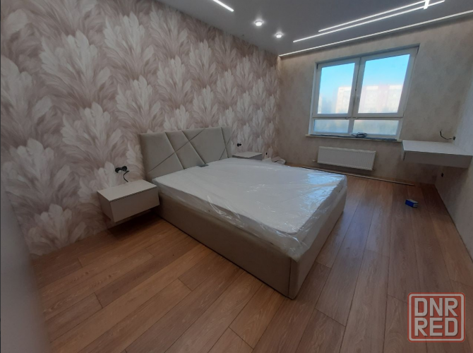 Кровать двухспальная с мягким изголовьем 160x200 Донецк - изображение 7