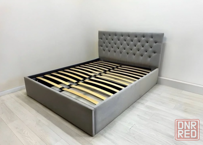 Кровать двухспальная с мягким изголовьем 160x200 Донецк - изображение 8