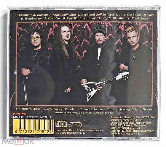 Компакт-диск / CD: Michael Schenker Group - 2003 "Arachnophobiac", неофициальное издание, Россия Донецк