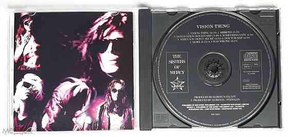 Компакт-диск / CD: The Sisters Of Mercy - 1990 "Vision Thing", неофициальное издание, Россия Донецк