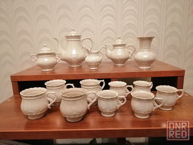 Продам сервиз чайно-кофейный мадонна пастушка ссср Донецк - изображение 3