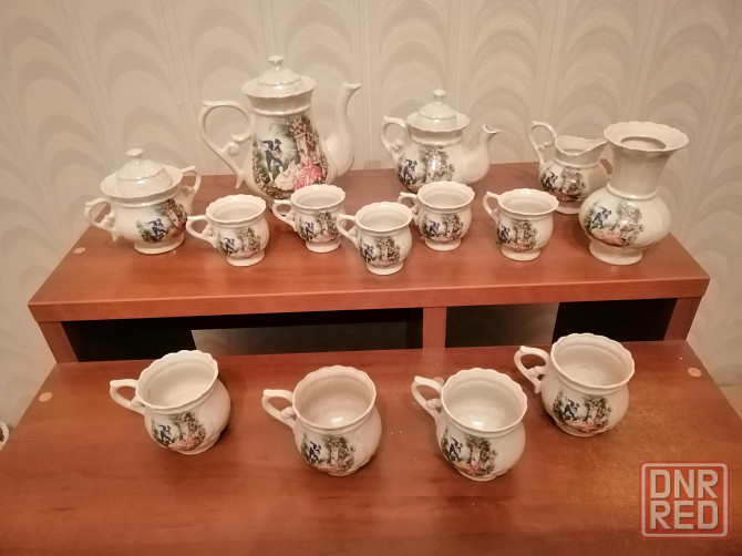 Продам сервиз чайно-кофейный мадонна пастушка ссср Донецк - изображение 2