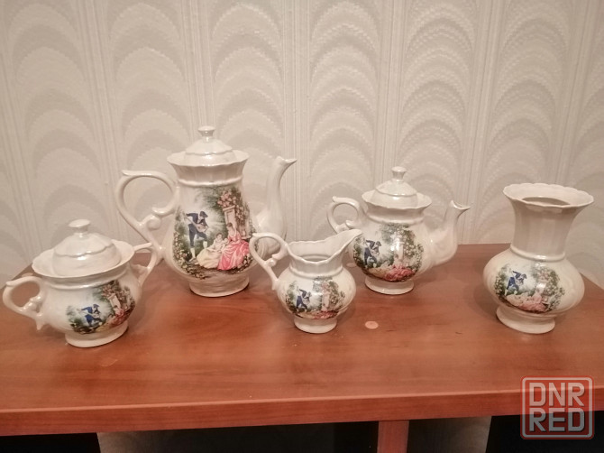 Продам сервиз чайно-кофейный мадонна пастушка ссср Донецк - изображение 6