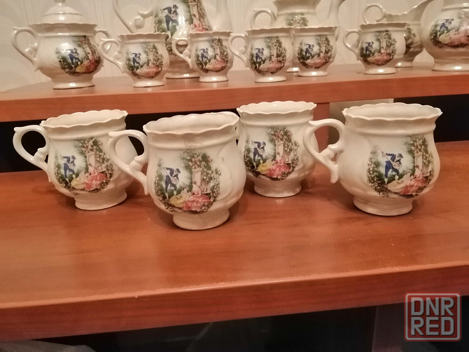 Продам сервиз чайно-кофейный мадонна пастушка ссср Донецк - изображение 8