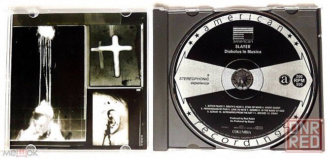 Компакт-диск / CD: Slayer - 1998 "Diabolus In Musica", неофициальное издание, Россия Донецк - изображение 4