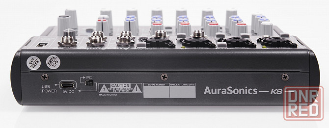 Микшерный пульт AuraSonics K8, микшер, звуковая карта, USB Донецк - изображение 3
