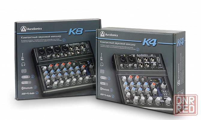 Микшерный пульт AuraSonics K8, микшер, звуковая карта, USB Донецк - изображение 5