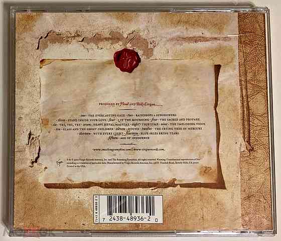 KД/CD: The Smashing Pumpkins - 2000 "MACHINA / The Machines Of God" (Virgin, 7243 8 48936 2 0), CШA Донецк