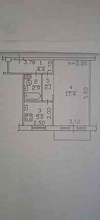 Продается 1 комнатная квартира, бул. Шахтостроителей Донецк
