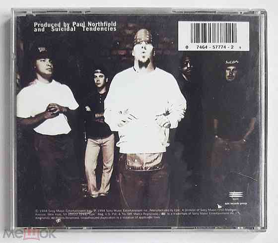 Компакт-диск / CD: Suicidal Tendencies - 1994 "Suicidal For Life", неофициальное издание, Россия Донецк