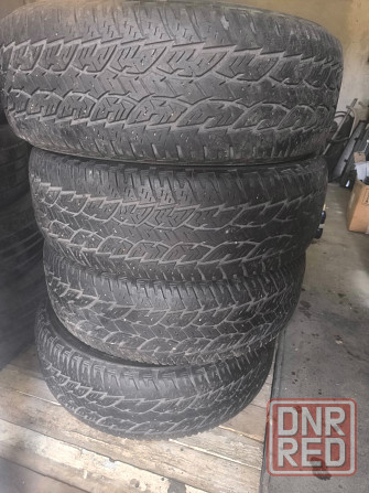 Комплект зимней резины Bridgestone AT для внедорожника липучка Донецк - изображение 1
