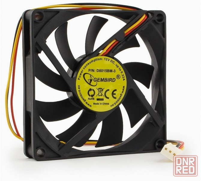 Вентилятор для корпуса Gembird D8015bm-3 (арт-4138) Макеевка - изображение 1
