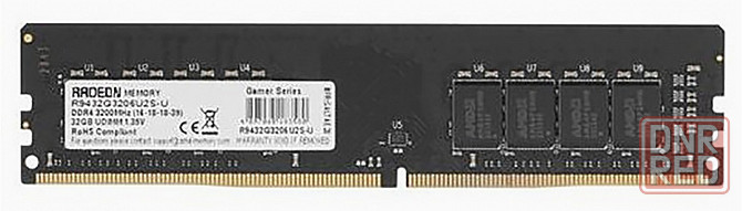 Оперативная память Dimm Ddr4 Amd 32гб 3200 мгц Cl16 R9432g3206u2s-U (арт-7458) Макеевка - изображение 1
