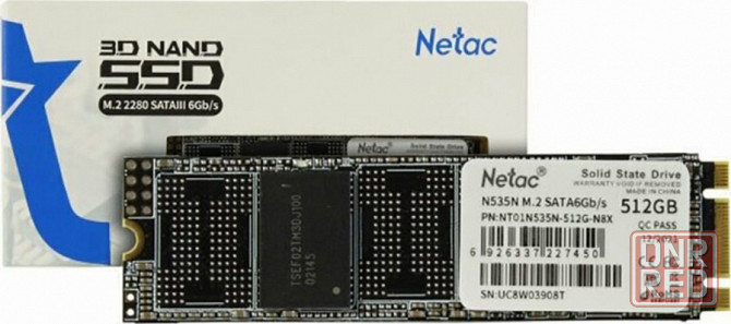 Твердотельный накопитель Ssd M.2 Sata Netac N535n (Nt01n535n-512g-N8x) 512гб (арт-4890) Макеевка - изображение 1