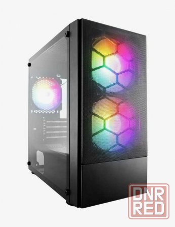 Корпус 1stplayer Firebase X4-M Black / Matx, Tg / 1x120mm 2x140mm Ledfans Inc. / X4-M-Bk-2f1p-1f1 (а Макеевка - изображение 1