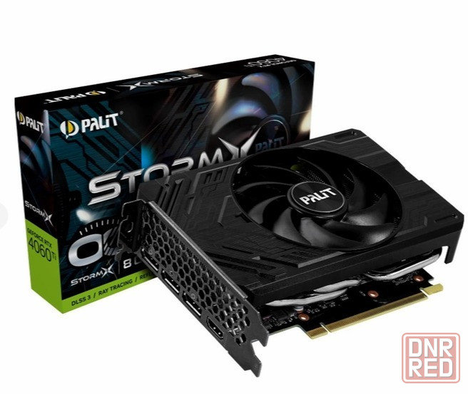 Видеокарта Palit Geforce Rtx 4060ti Stormx Oc 8gb (Ne6406ts19p1-1060f) (арт-6765) Макеевка - изображение 1