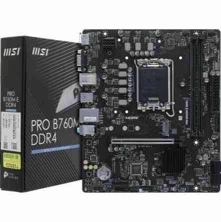 Материнская плата Msi Pro B760m-E Ddr4 Lga1700 (арт-8582) Макеевка