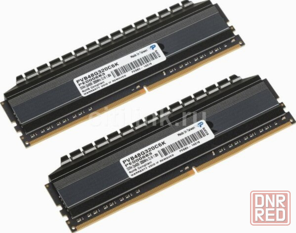 Оперативная память Dimm Ddr4 8gb 3200mhz Patriot Viper 4 Blackout (Pvb48g320c6k) (2x4gb Kit) (арт-20 Макеевка - изображение 3