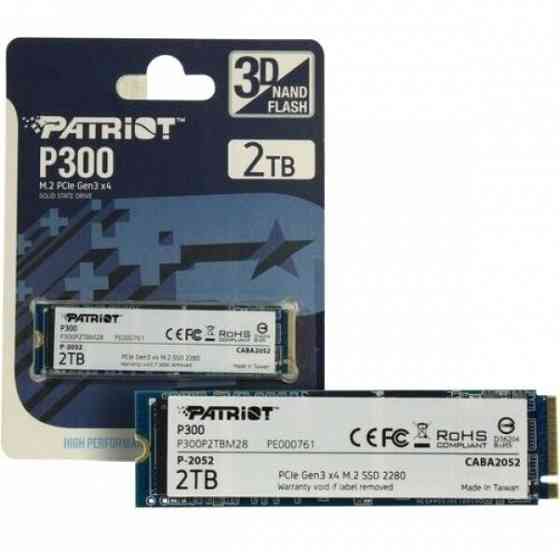 Твердотельный накопитель Ssd M.2 Nvme Patriot Memory P300 (P300p2tbm28) 2тб (арт-3253) Макеевка