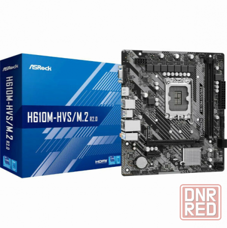 Материнская плата Asrock H610m-Hvs/M.2 R2.0 Lga1700 (арт-5324) Макеевка - изображение 1