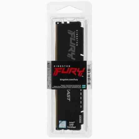 Kingston Fury Beast Black Ddr5 Dimm 5200mhz Pc-41600 Cl40 - 8gb Kf552c40bb-8 Oem (арт-5690) Макеевка