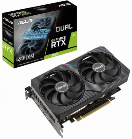 Видеокарта Asus (Dual-Rtx3060-O12g-V2) Geforce Rtx 3060 12gb Dual Oc V2 Lhr 90yv0gb2-M0na10 (арт-165 Макеевка