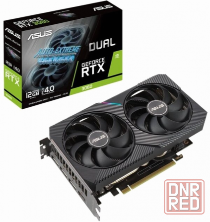 Видеокарта Asus (Dual-Rtx3060-O12g-V2) Geforce Rtx 3060 12gb Dual Oc V2 Lhr 90yv0gb2-M0na10 (арт-165 Макеевка - изображение 1