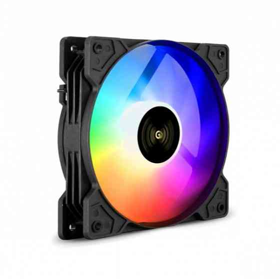 Вентилятор 12в Dc с подсветкой Exegate Ex12025h6pmy-Pwm. Argb (120x120x25 мм, Hydraulic Bearing (гид Макеевка