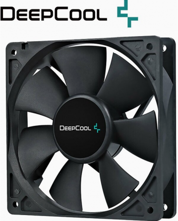 Вентилятор для компьютера Deepcool Xfan 120 Black Dp-Fdc-Xf120 - кулер охлаждения в корпус на пк 120 Макеевка