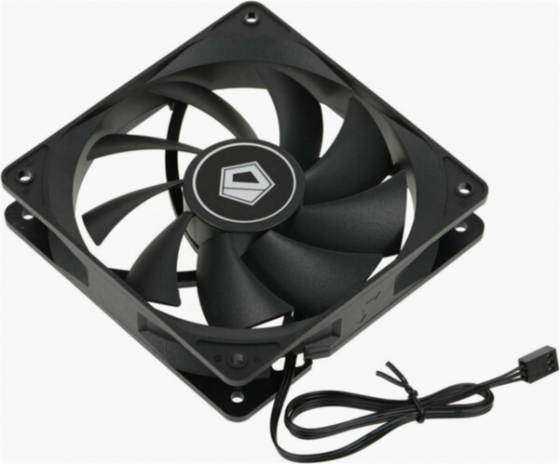 Вентилятор для корпуса Id-Cooling 120x120mm 3pin 1250rpm Black (Fl-12025k) (арт-3978) Макеевка