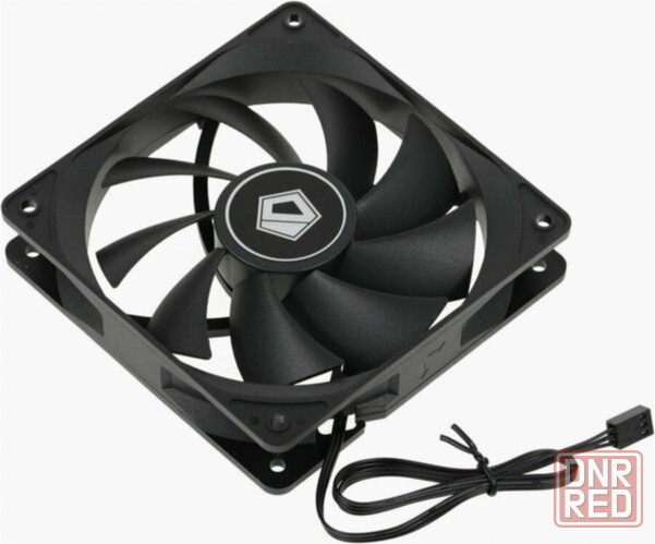 Вентилятор для корпуса Id-Cooling 120x120mm 3pin 1250rpm Black (Fl-12025k) (арт-3978) Макеевка - изображение 2