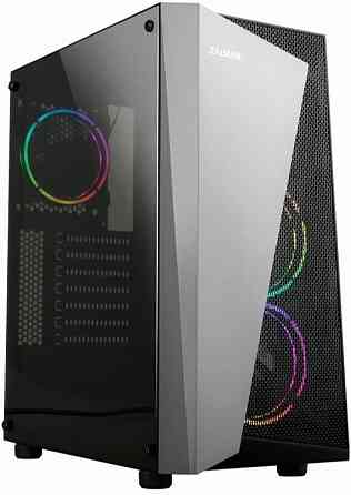 Корпус Zalman S4 Plus, Atx, Black, Window, 1x5.25", 4x3.5", 1x2.5", 2xusb2.0, 1xusb3.0, Front 2x120m Макеевка