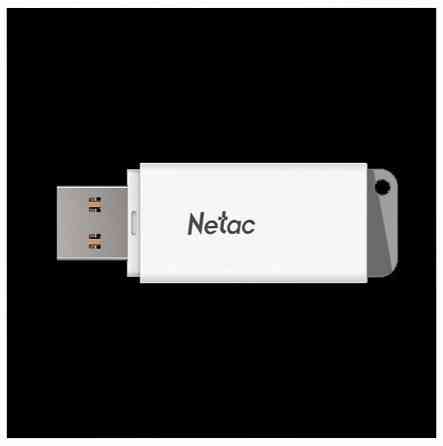 Накопитель Usb 3.0 128gb Netac Nt03u185n-128g-30wh U185, белый (арт-7574) Макеевка