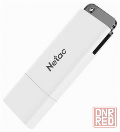 Накопитель Usb 3.0 128gb Netac Nt03u185n-128g-30wh U185, белый (арт-7574) Макеевка - изображение 1