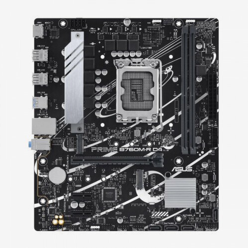 Материнская плата Asus Prime B760m-R D4 (Lga1700, Matx) (арт-1346) Макеевка