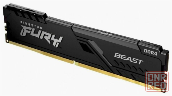 Модуль памяти Kingston Fury Beast Black Ddr4 Dimm 3200mhz Pc25600 Cl16 - 16gb Kf432c16bb/16 (арт-787 Макеевка - изображение 1