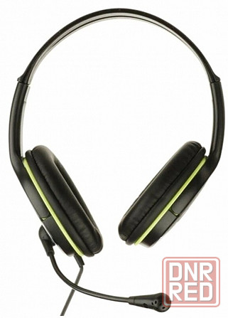 Компьютерная гарнитура Genius Hs-400a, черный/зеленый (арт-5996) Макеевка - изображение 2
