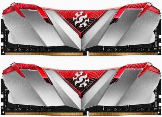 Модуль памяти Adata 16gb (2 X 8gb) Udimm, Xpg Gammix D30, 3200mhz Cl16-20-20, 1.35v, красный радиато Макеевка