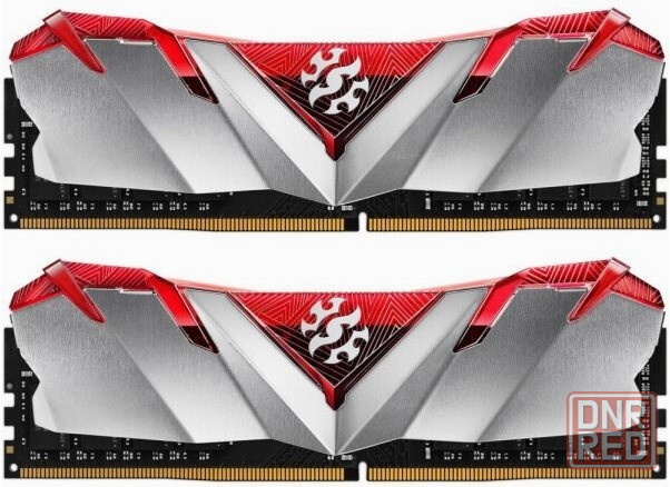 Модуль памяти Adata 16gb (2 X 8gb) Udimm, Xpg Gammix D30, 3200mhz Cl16-20-20, 1.35v, красный радиато Макеевка - изображение 1