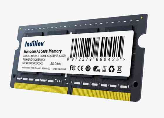 Оперативная память So-Dimm Indilinx Ddr3 8gb 1600mhz Cl11 Ind-Id3n16sp08x (арт-4500) Макеевка