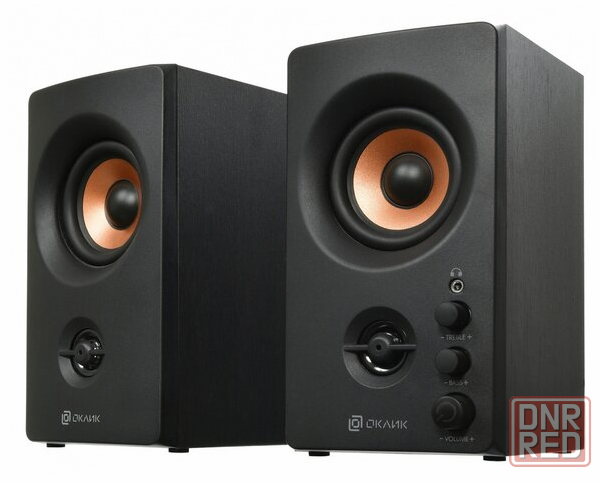 Колонки Oklick Ok-164 2.0 черный 30вт (арт-5744) Макеевка - изображение 1